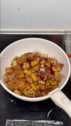 鶏もも肉とさつまいもの甘辛煮レシピ