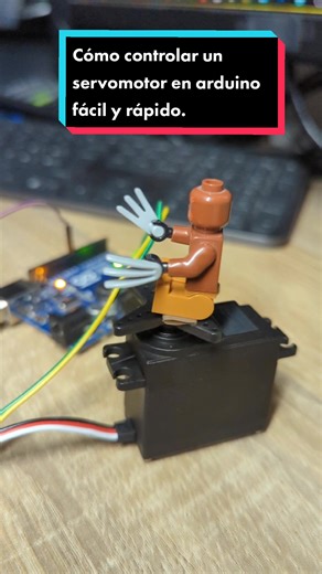 Cómo controlar un #servomotor con #arduino fácil y rápido. #arduinouno #proyectosarduino #mecatronica #lego #proyectos