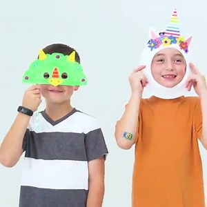 504 reactions · 318 shares | A magical mask awaits! Channel your inner unicorn (or another creature) and learn how to make a colorful, fun paper plate mask! 濾 | Crayola | Facebook