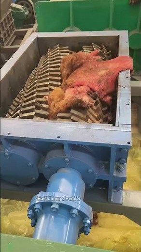 Cow Skin Shredder#Animal Skin Shredder#Double Shaft Shredder#Shredder#popular