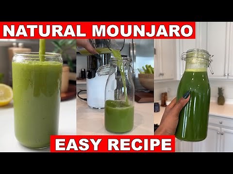 NATURAL MOUNJARO ✅THE TRUTH✅ NATURAL MOUNJARO 4 INGREDIENT RECIPE - BRAZILIAN MOUNJARO RECIPE