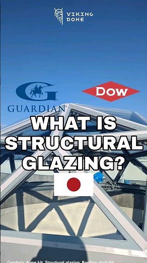 What is Structural Glazing? Rooftop skylight geodesic dome kit. Builded in Osaka, Japan.