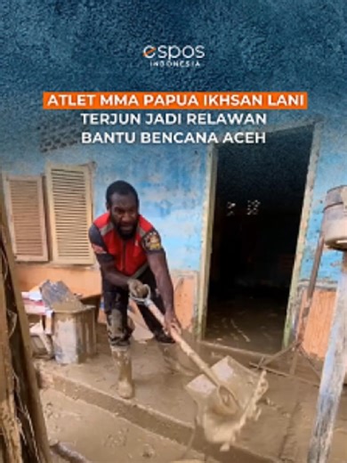 Atlet MMA Ikhsan Lani Jadi Relawan Bencana di Aceh
