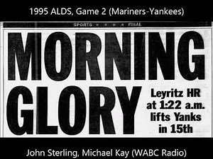 1995 ALDS, Game 2 (Mariners-Yankees) (WABC Radio)