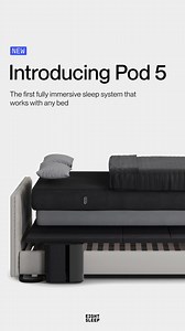 Pod 5 transforms any bed into an intelligent, adaptive environment, automatically adjusting temperature, elevation, and sound to maximize sleep performance and optimize health. | Eight