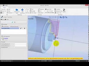 eCam - Create Turning profile - Step Pattern