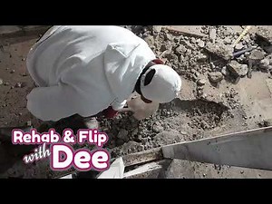 REPLACING THIS OLD CAST IRON STACK PIPE WITH PVC- BUSTING UP THE CONCRETE FLOOR & NEW BASEMENT DRAIN