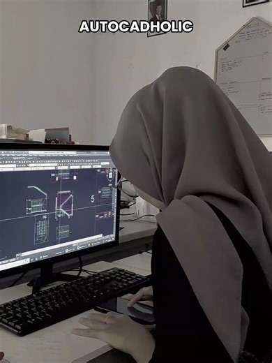 Antara kecanduan atau gila kerja ya? 🥶 #memearsitek #drafter #AutoCAD #JasaArsitek #DesainRumah