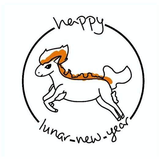 Ponyta for Fire Horse ~ Happy Lunar New Year! 🐴🔥🐴