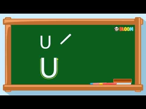 [Video Edukasi Anak] [Menulis Huruf] U Besar