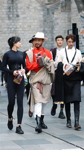 Tibet Nation on Instagram: "Tibetan men look more handsome in traditional clothes བོད་ཀྱི་སྐྱེས་པ་ཚོས་སྲོལ་རྒྱུན་གྱི་བོད་ཆས་གྱོན་ན་ཧ་ཅང་གི་རྫིག་ཉམས་འདུག། . . . #tibet #tibetan #tibetanculture #fashionstyle #traditionaldress #handsomeman #myculture #streetstyle #帅哥"