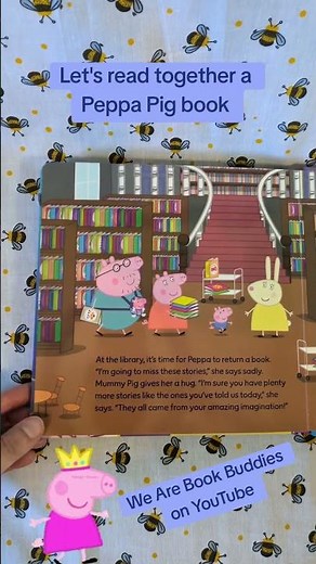 Let's read together a Peppa Pig book. Peppa's Magical Story 📚💖