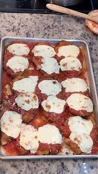 Chicken parmigiana…an Italian-American classic #recipe #homemade #chickenparmigiana #fyp #dinner