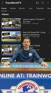 1.2K views · 12 reactions | Subscribe on YouTube to TrainWorldTV to get all the latest in model trains!  | TrainWorld.com | Facebook