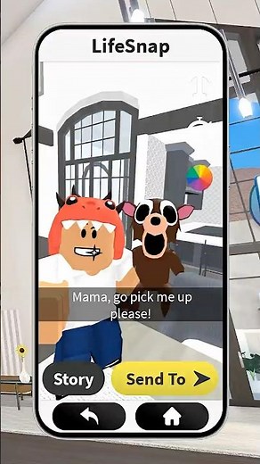 ROBLOX SNAPCHAT TROLLING 😹 MAMA DEER Pick Up Wrong DINO KID #funny #robloxmemes #99nightintheforest