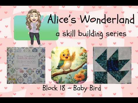 Alice's Wonderland - a skill building series - block 17 - Wild Geese