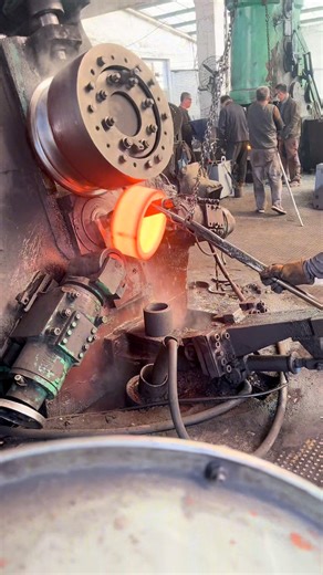 8.1K views · 142 reactions | The Power of Fire and Hammer – Iron Forging Demonstration #machine #factory #process #stamping #forging #manufacturer #producer #technology #industrial #iron | Inside the factory | Facebook