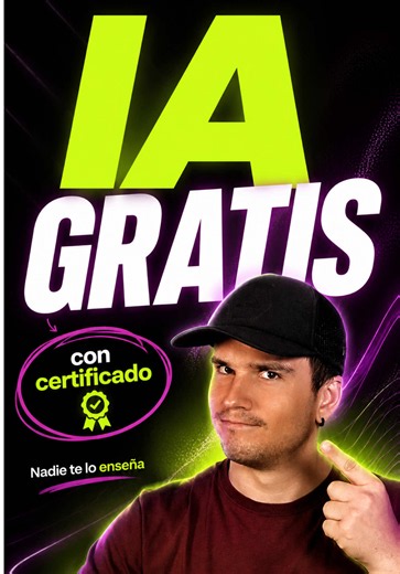 publi. Hay una academia de IA 100% GRATIS que te enseña a hacer vídeos con IA de nivel cine y, al terminarla, te da un certificado verificable que puedes poner en LinkedIn. Me metí a probarla y te enseño por dentro qué trae 👇 Se llama Higgsfield Academy y acaba de salir. Son dos cursos gratis: uno de iniciación que te lleva por toda la plataforma (imagen, vídeo, audio, modelos y cómo montar un plano) y otro Pro que entra en la producción de verdad (crear personajes y escenarios, mantenerlos coh