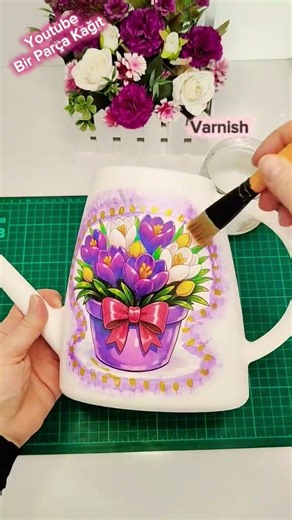 DIY decoupage - with copy paper