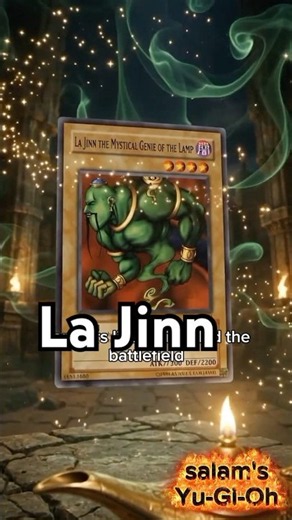 La Jinn the Mystical Genie of the Lamp 1800 ATK Classic #yugioh #rival #ai #shorts #viral