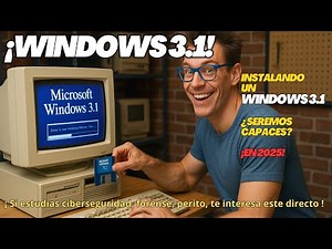 🧠💾 INSTALANDO MS-DOS, WINDOWS 3.1, 95 y ME en 2025: Arqueología Digital EN VIVO paso a paso 7/4/25
