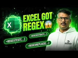 Excel Got REGEX 😱 | REGEXTEST, REGEXEXTRACT & REGEXREPLACE Explained