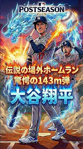 🚨【規格外143m】大谷翔平、ポストシーズンでクラブハウス越え伝説の場外ホームラン！ #Shorts