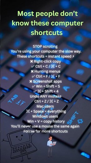 Best Keyboard Shortcuts for Windows and Mac #shorts