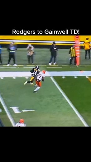 Aaron Rodgers to Gainwell TD!! #steelers #steelernation #pittsburgh | Johnny Pittsburgh