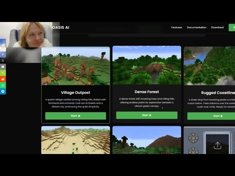 Playing AI minecraft till I find a star (OASIS AI)