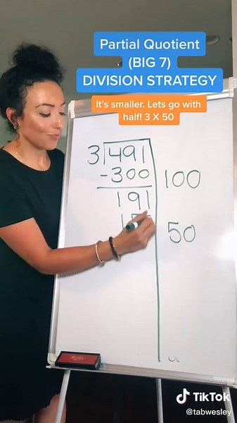 This strategy is for kids who have mastered multiplication but are learning how to connect that to division. #teachersoftiktok #teacher #math #teach