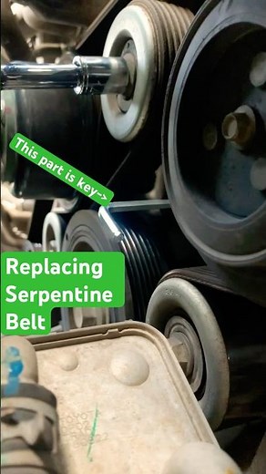 Replacing serpentine belt on Gen.3 Tacoma and inspecting upper idler pulley #2 to resolve belt noise
