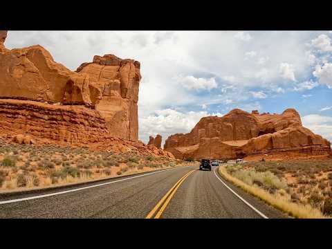Driving from Arches National Park to Salt Lake City, Utah