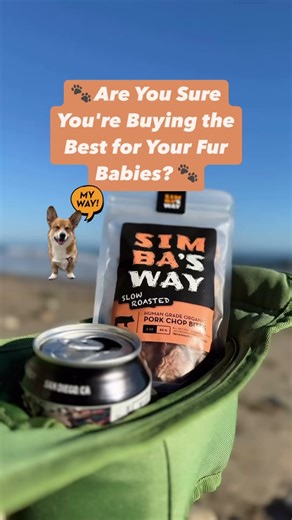 🐾 Are You Sure You're Buying the Best for Your Fur Babies? 🐾 Discover why SIMBA'S WAY stands out from the top-selling brands on Amazon. Our commitment to quality is unmatched! We source only the finest organic pork chops, meticulously remove all unwanted fat, and slow roast to perfection. This ensures the highest quality and crunchiness for your furry friends. 🐶✨ Remember, other brands' untrimmed fat adds extra weight to the packaging, meaning you're also paying for unhealthy ingredients and 