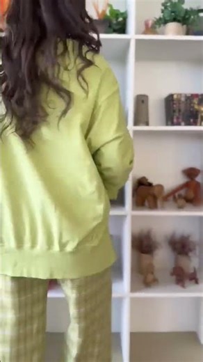 Lagen Chill Sweatshirt Soft Lime