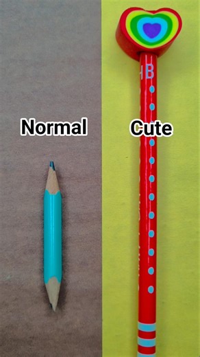 stationary challenge normal and cute😍😍 #art #btsstationary #craftart #funny #artscraft #artandcraft