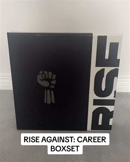RISE AGAINST: CAREER BOX SET // Features: The Unraveling, Revolutions Per Minute, Siren Song of the Courner Culture, The Sufferer & The Witness, Appeal to Reason, Endgame, The Black Market, Wolves Variant: Clear Released: 30 November 2018 // @Rise Against #riseagainst #vinylboxset #punk #posthardcore #timmcllrath #vinyl #fyp