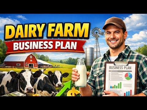 Dairy Farm Business Plan 2026 | Complete Guide ₹1 Lakh/Month Profit |Dairy Farming Business in India