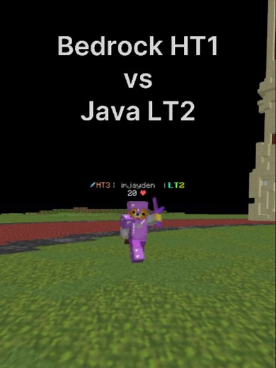 Minecraft Bedrock HT1 vs Java LT2: PvP Battle
