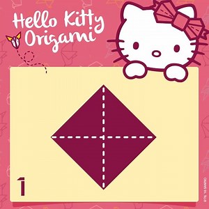 40K views · 1.3K reactions | El «Origami» es un bonito arte centenario con origen japonés que consiste en el plegado de papel sin la utilización de tijeras u otros métodos. Hoy #HelloKitty les enseña a tod@s #HelloKittyLovers cómo hacer su rostro siguiendo estos seis pasos: | Hello Kitty México | Facebook