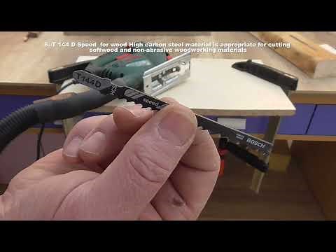 BOSCH jigsaw blades in Plywood Laminate and Softwood - Bob The Tool Man