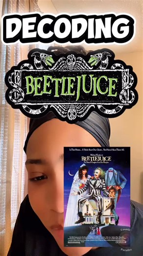 Beetlejuice is one of the most deceptively spiritual and occult-coded films ever made. Beneath its comedic chaos, it’s actually a metaphysical parable about the afterlife, initiation, and the forgotten relationship between the living and the dead. Beetlejuice uses laughter to hide its esoteric truth: we are all “recently deceased” souls trying to remember how to live again, consciously. Stay tuned for Part 2 ✌️ | Cosmic Paradox