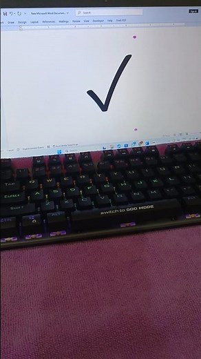 ✓ Check Mark in MS Word ✔ | Alt+X Shortcut Trick