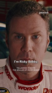 Shake and bake!! #TalladegaNights: The Ballad of Ricky Bobby is streaming now on Peacock. | Peacock TV