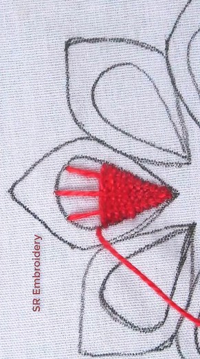 1.1M views · 5.2K reactions | ❤So beautiful needle art basic hand embroidery #trending #fbreels #viral #viralreels #reelsfb #reelsviral #trendingreels #viralvideo #everyone #fypシ #satisfying #foryouシ #handmade #embroidery #tutorial | SR Embroidery | Facebook