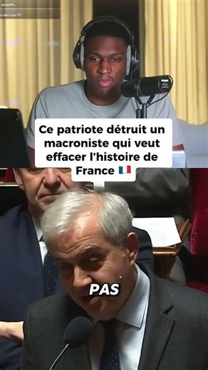 This patriot defends French history 👏 #france #french #patriot #macron