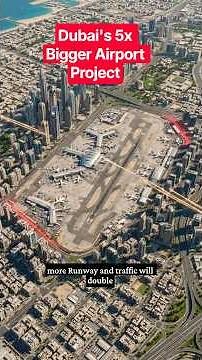 Dubai Is Building The World's Biggest Airport - 5 Times Bigger Than Now