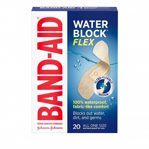 WATER BLOCK® FLEX Waterproof Adhesive Bandages | BAND-AID® Brand