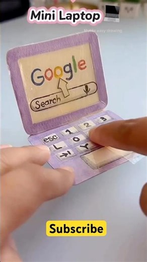 Mini laptop 😍 mini laptop, Banane ka trick😱