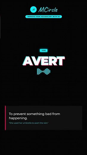 Learn English: What is Avert? | Vocabulary Shorts